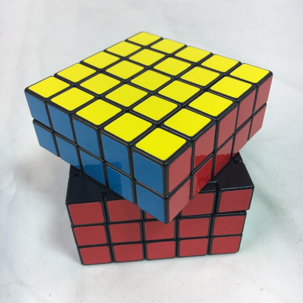 Eastsheen 5x5x5 Brain Teaser Cube Multi-Color Puzzle Black Plastic