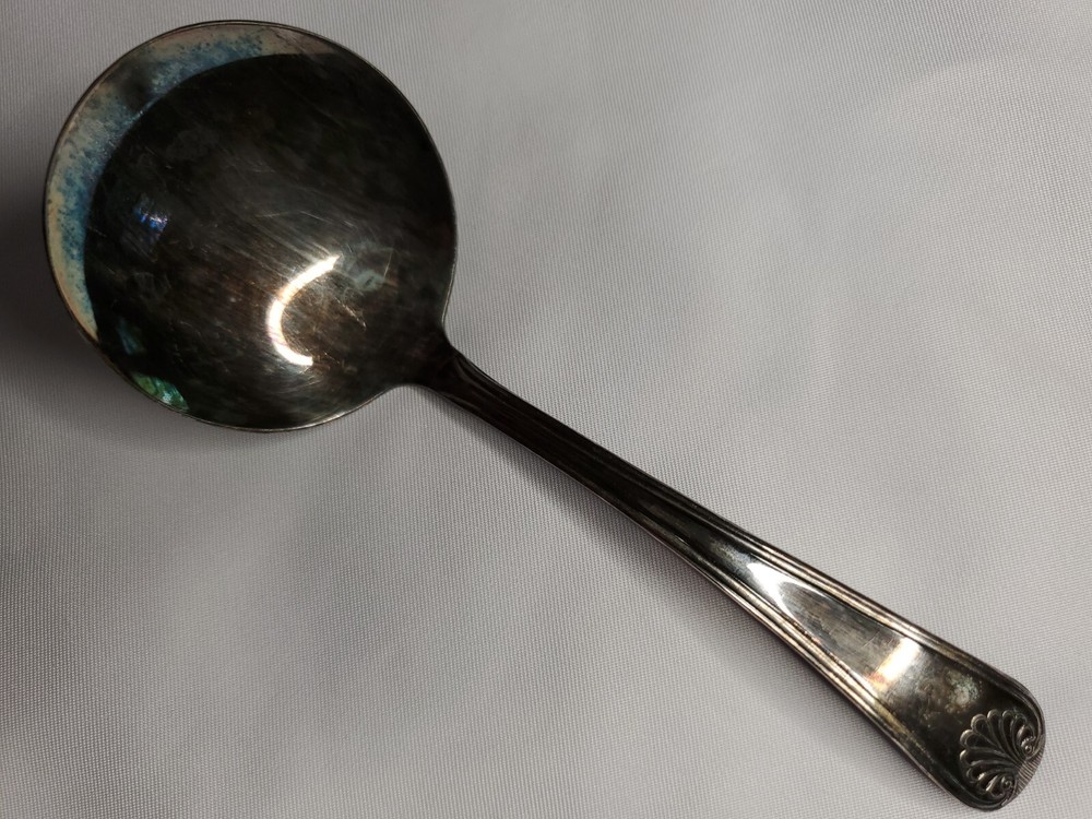Sheffield England Sugar Scoop Serving Sauce Spoon 4.75"