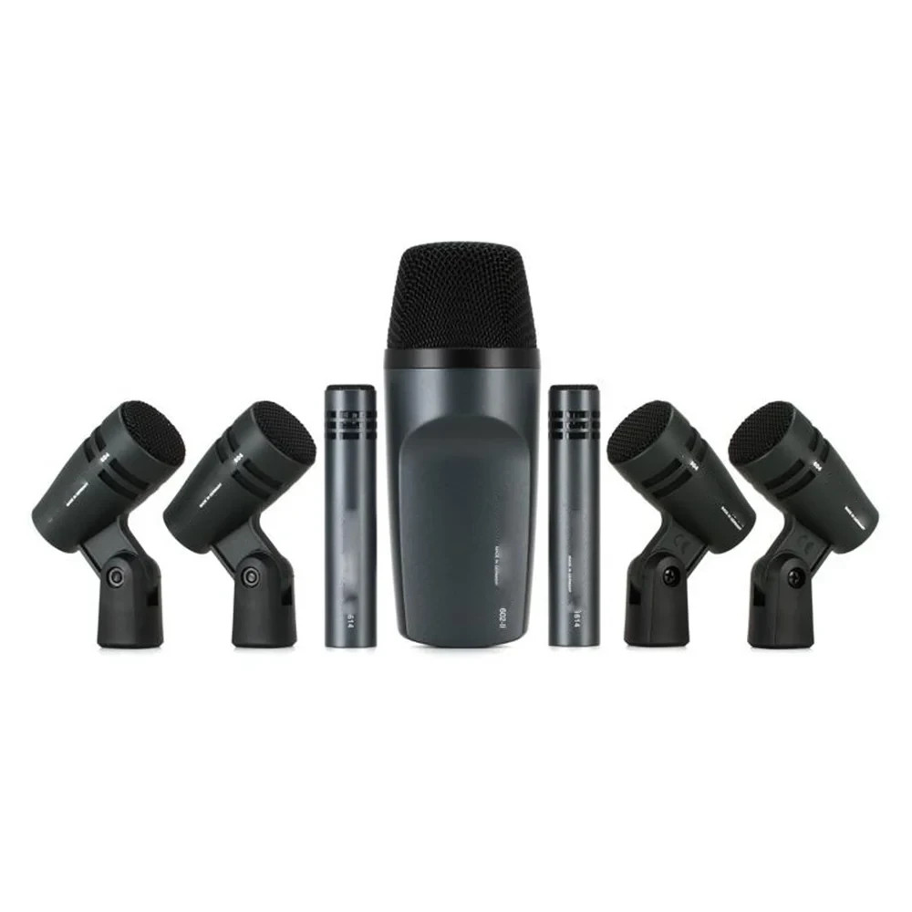 New Drum Kit 600 e600 Sennheiser Drum Mic Package with Case e602 e604 e614