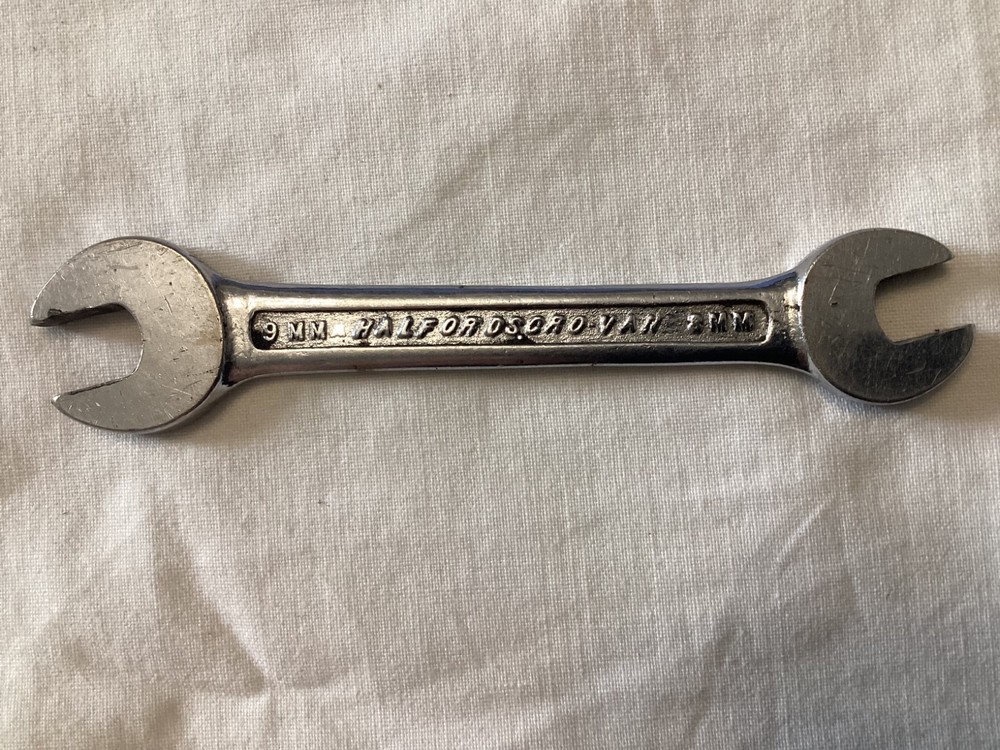 8mm x 9mm Open Ended Spanner (Halfords) - 068