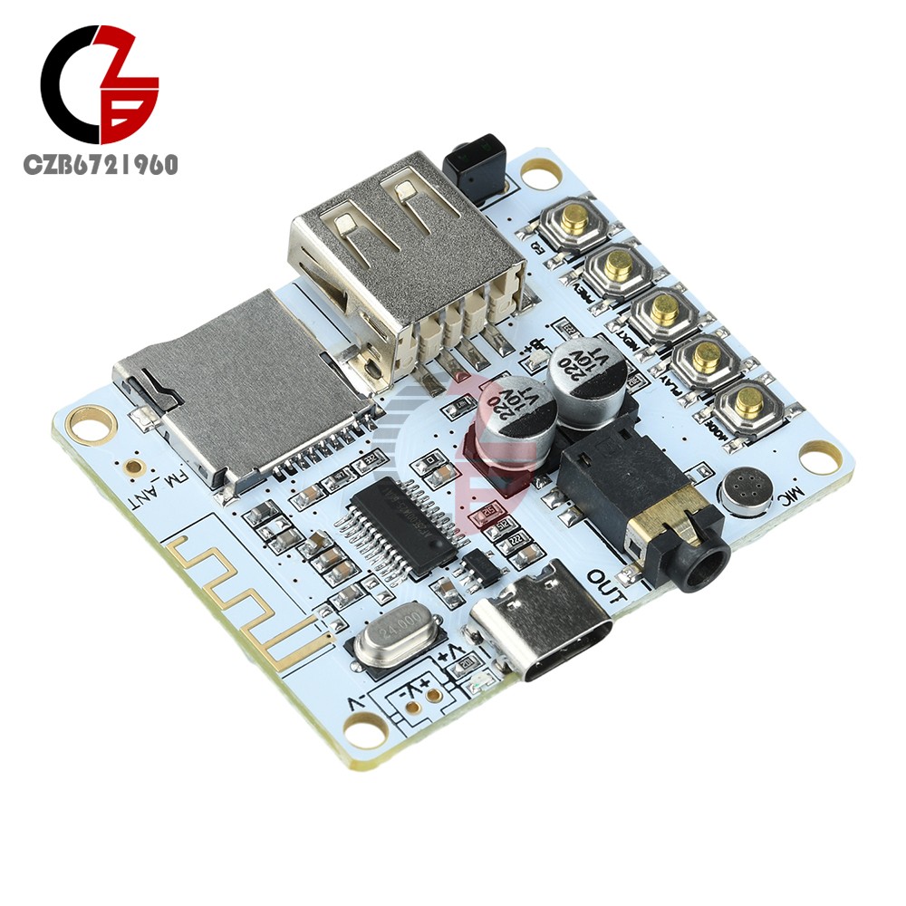 Audio Receiver Board Module Player Bluetooth 5.4 Lossless Decoder Module Type-C