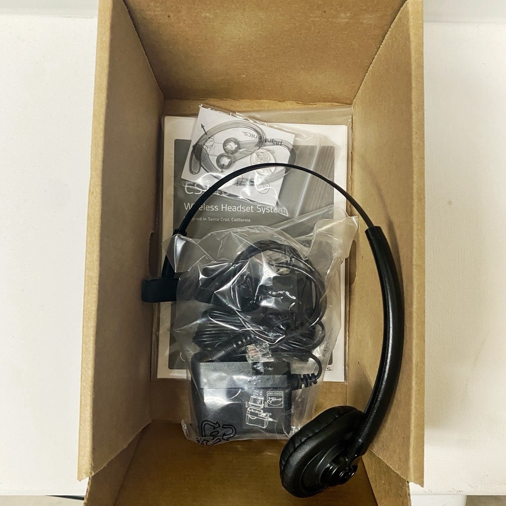 PLANTRONICS Poly CS540 Wireless Headset Black New