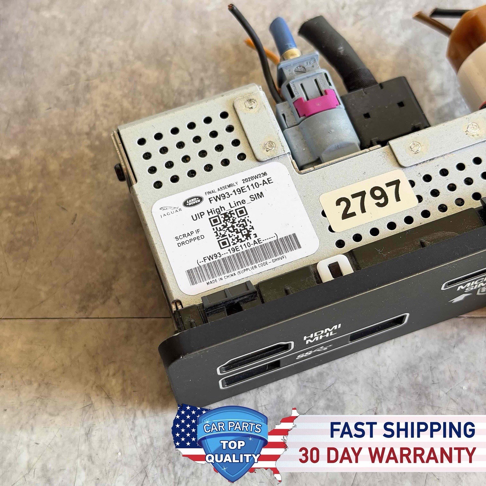 Range Rover Velar FW93-19E110-AD HDMI USB, SIM LAND ROVER