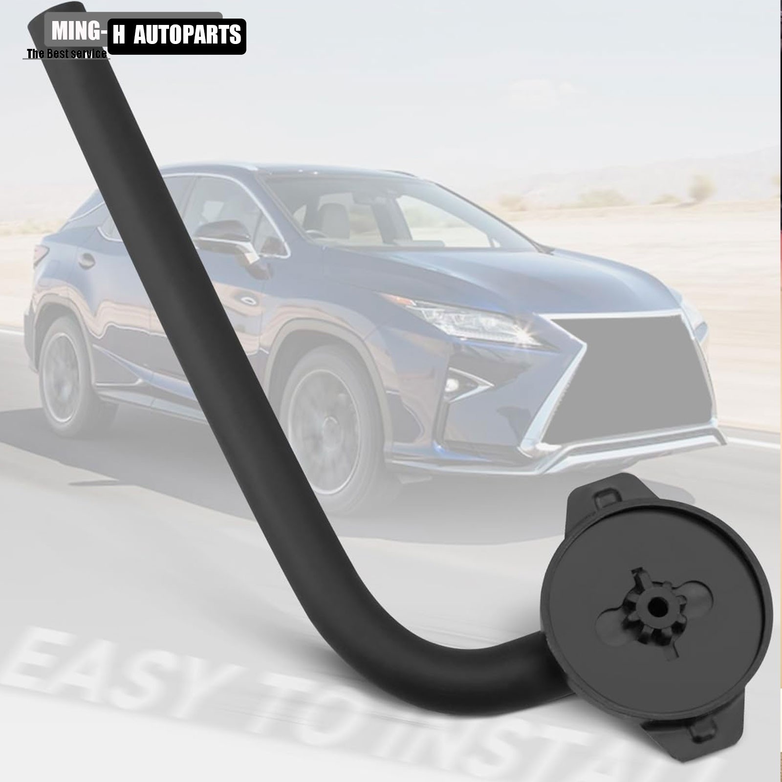 NEW COOLANT OVERFLOW RESERVOIR COVER CAP Kit For 2010-2015 Lexus RX350 RX450h