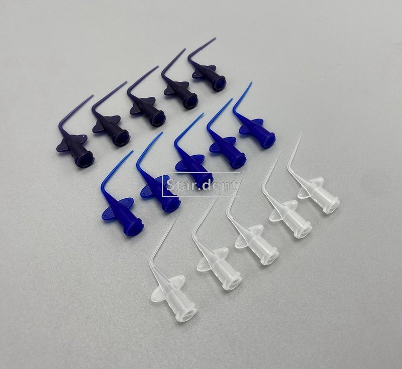 Dental Root Canal Endo Irrigation tip Prebent Syringe Tips Needle 0.25/0.35mm