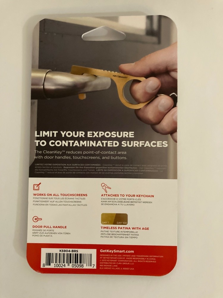 CLEANKEY -- THE SAFE WAY TO AVOID CONTAMINATED SURFACES