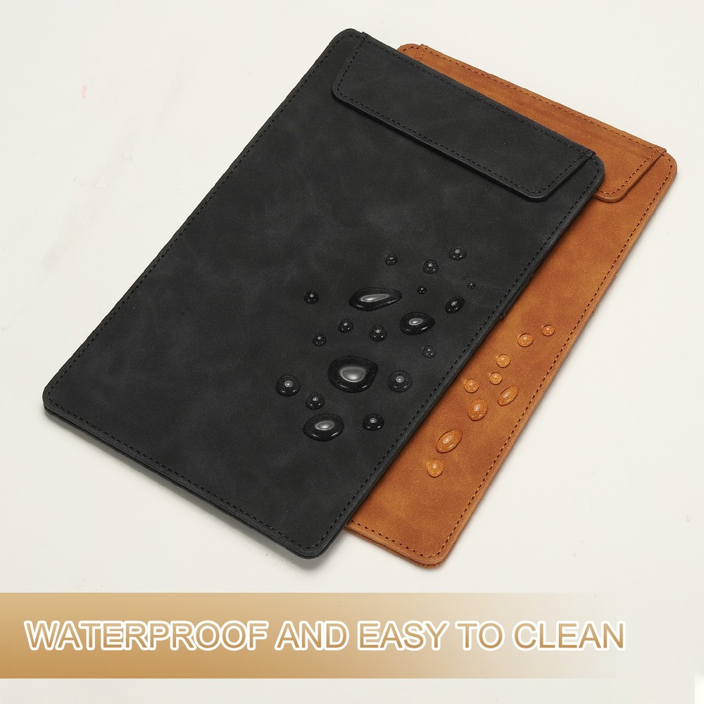 A5 PU Leather Notepad, 4"x6" With Magnetic Closure, Blue