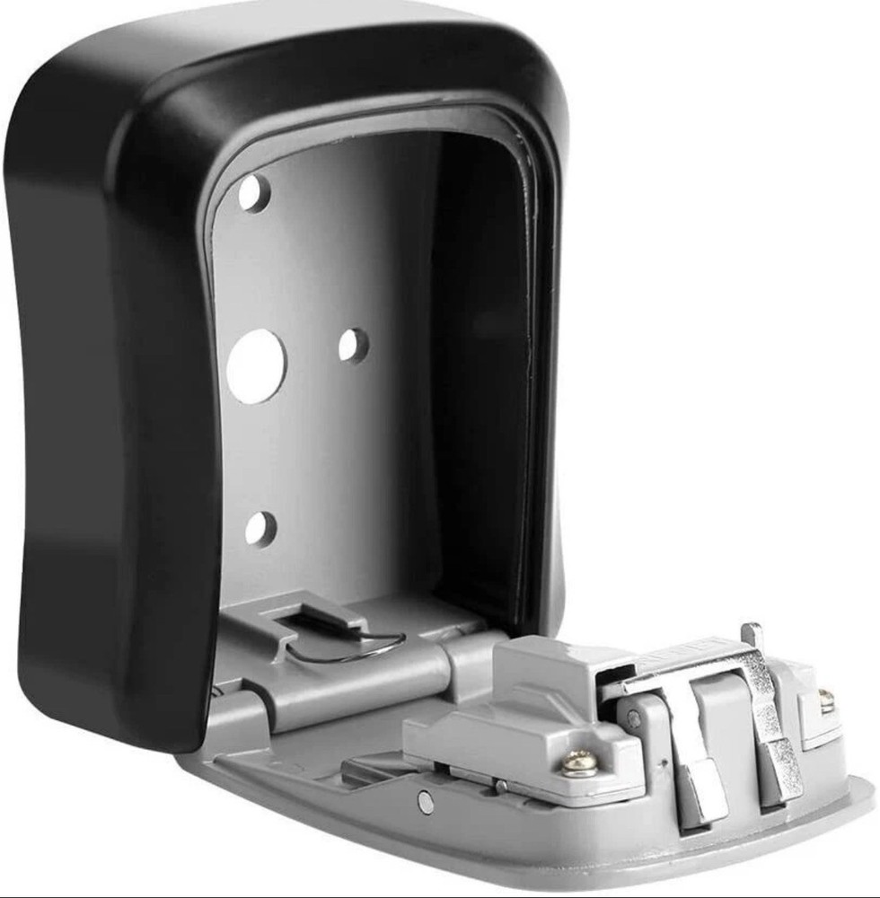 4 Digit Key Safe Lock Box Combination Wall Mount Security Storage Case Organizer