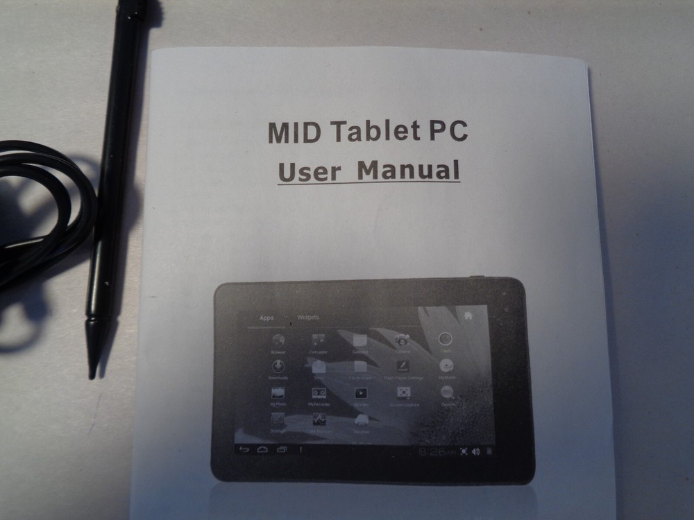 MID TABLET PC OS. 4.0 WITH BOX.