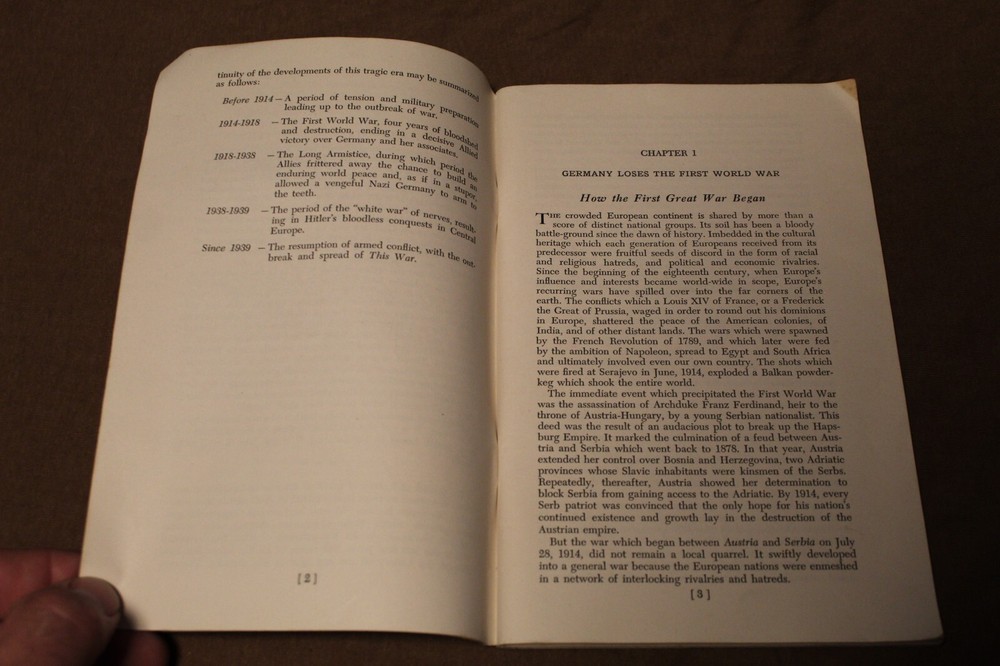 Original WW2 U.S. Homefront "This War", A Survey of World Conflict Book, 1941 d.