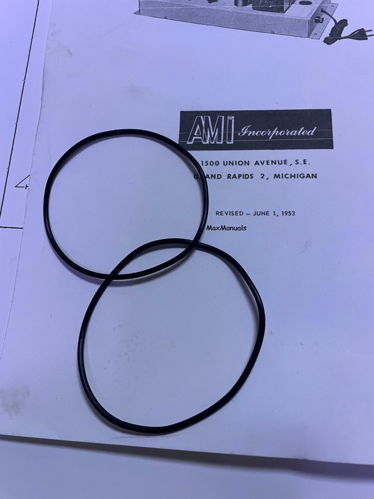 Belts kit for AMI  E-120  Jukebox.