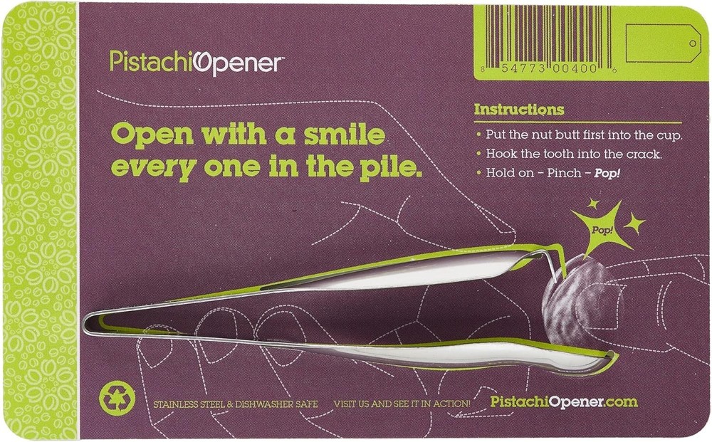 Unique Precision Tool for Effortlessly Opening Split Pistachios - Perfect Gift