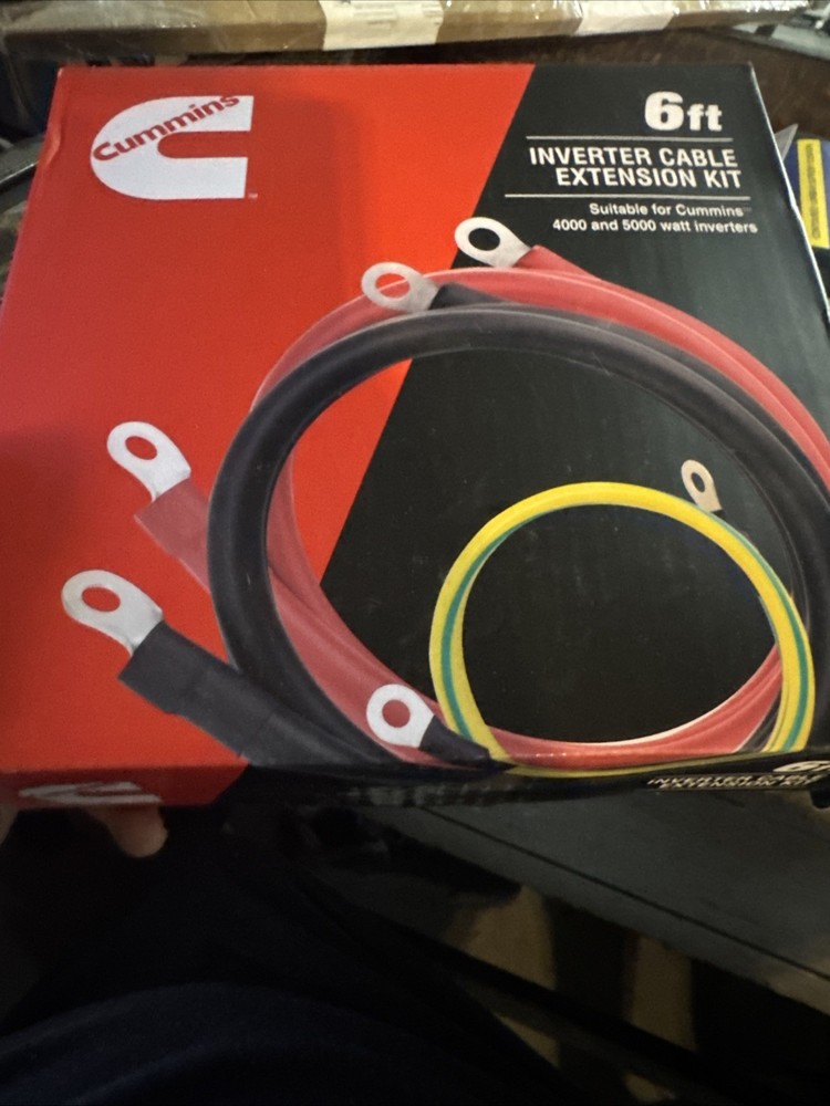 CMNIKT4 Installation Cable Kit for 4000 Watt and 5000 Watt Inverters 6ft Exte...