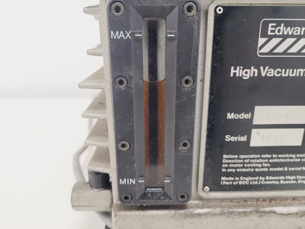 Edwards E2M40 Two-Stage High Vacuum Pump