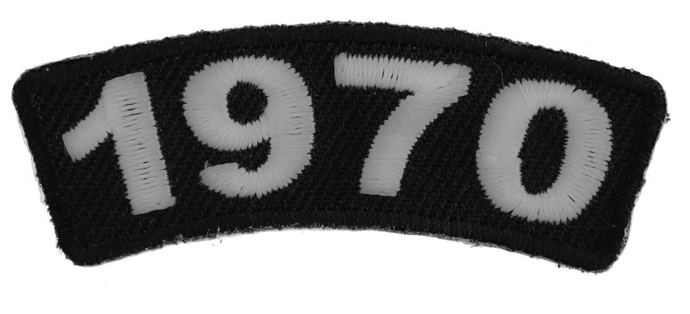 1970 Year Patch- 2.2x0.75 inch - P4927