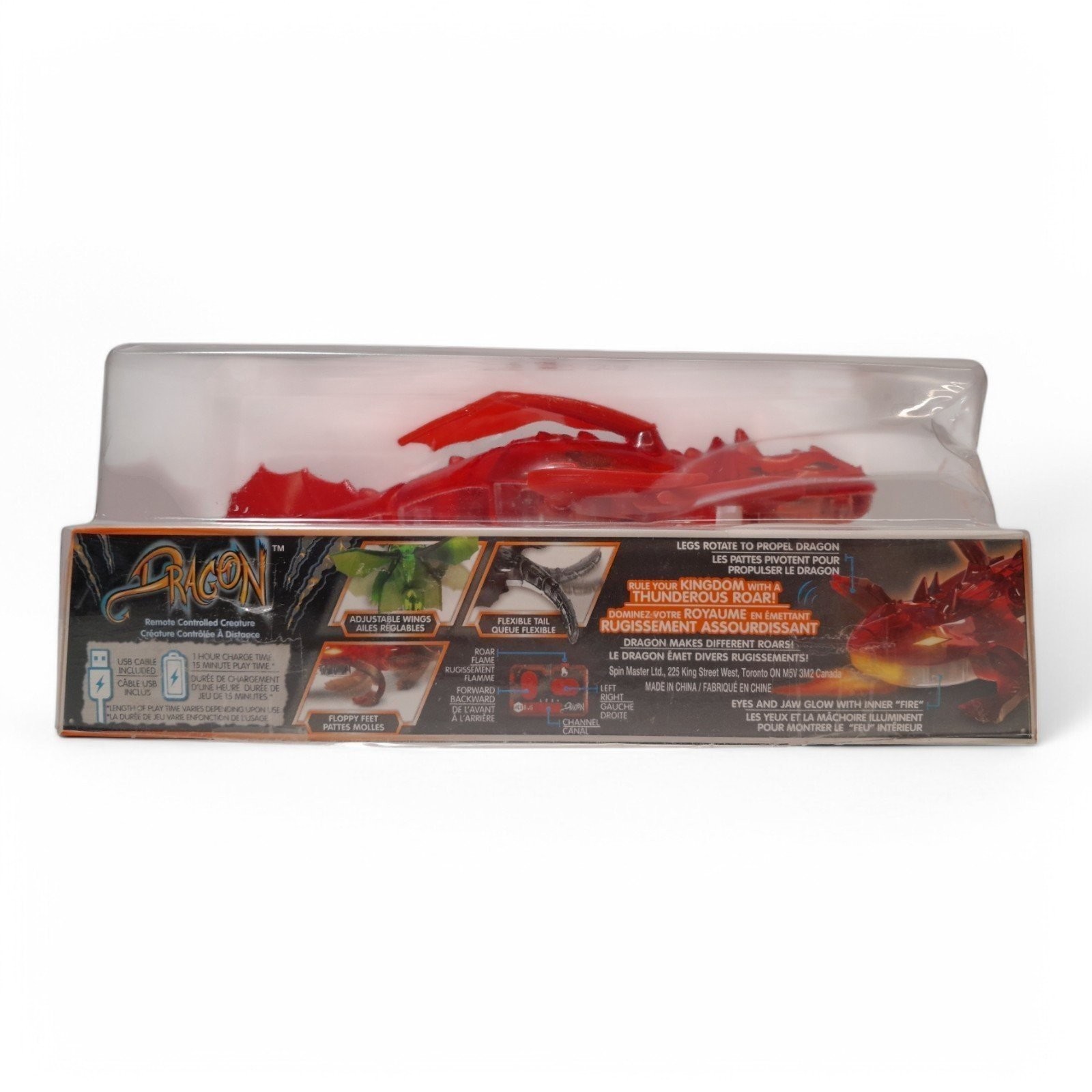 HEXBUG Remote Control Dragon Robot - LED Fire & Adjustable Wings [DAMAGED BOX]