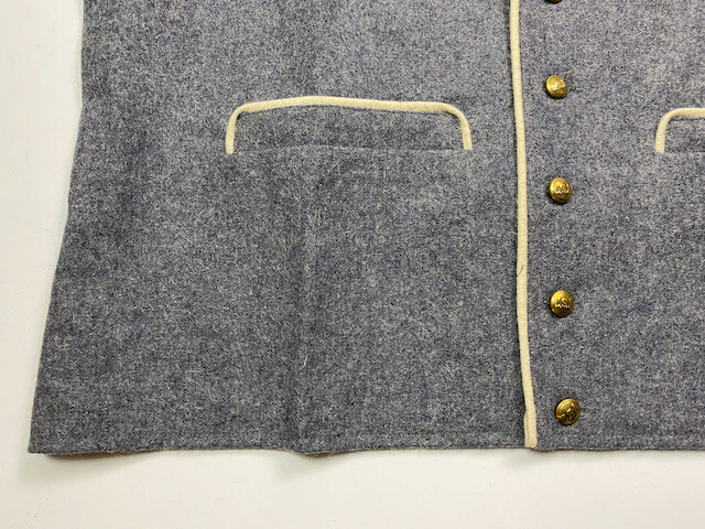 CIVIL WAR CS CSA CONFEDERATE WOOL INFANTRY JACKET VEST-MEDIUM 40R