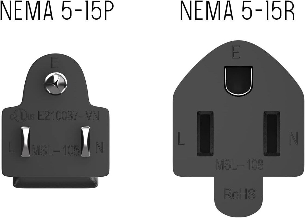 simbr 2-ft extension cord