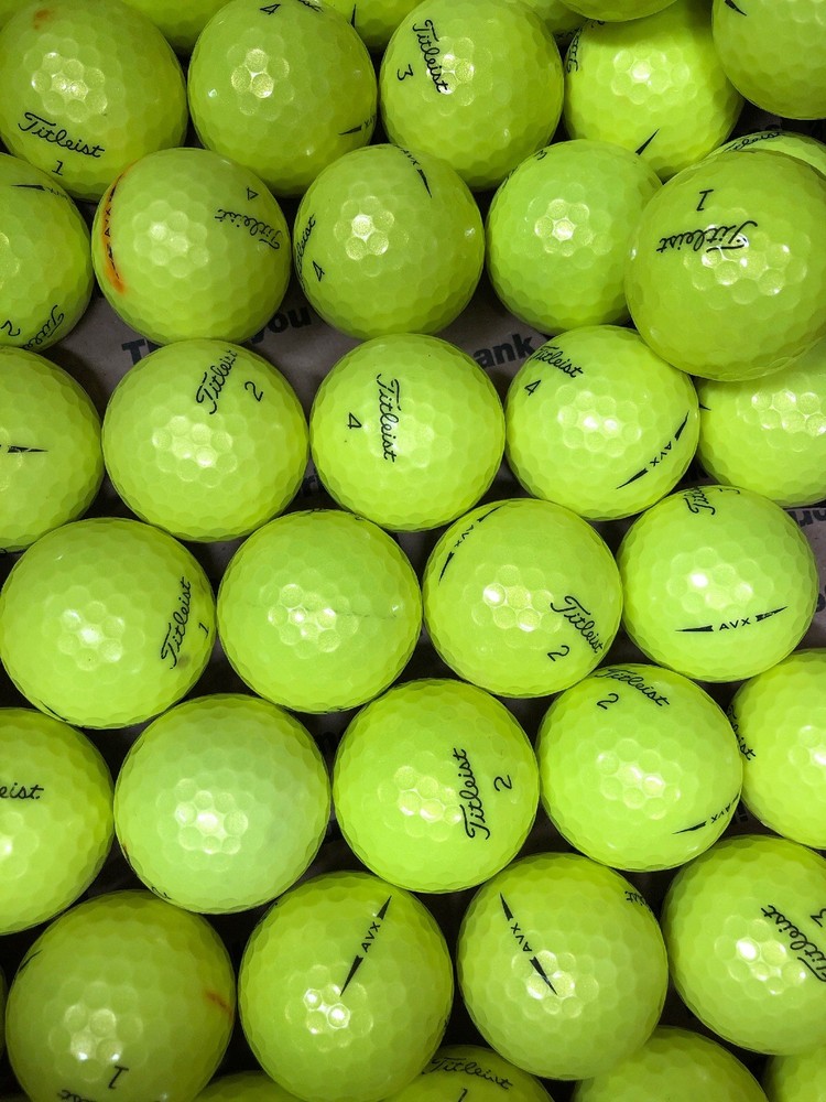 3 Dozen Titleist AVX - 4A/5A - Yellow