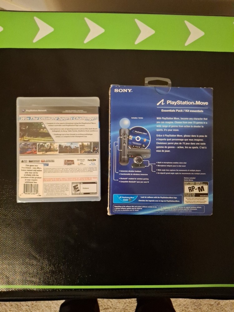 Sony Playstation 3 Move Essentials Pack PS3 Camera