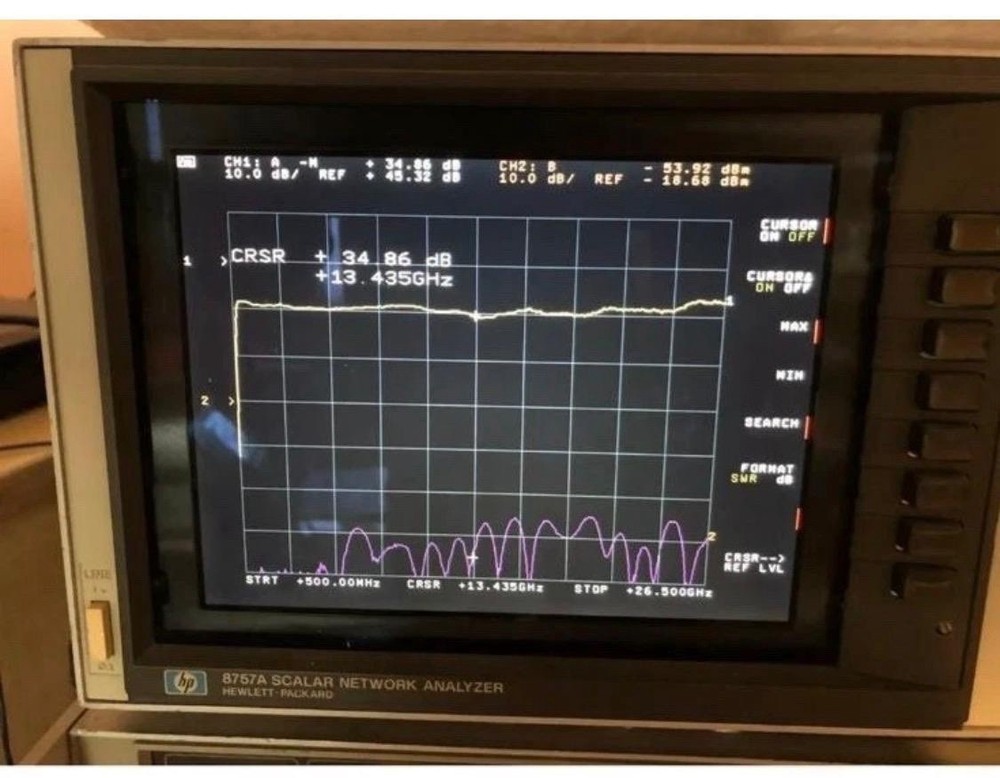 KEYSIGHT/HP/AGILENT 5086-7805 WIDEBAND AMPLIFIER 0.7-26.5Mhz GAIN 35DB TESTED