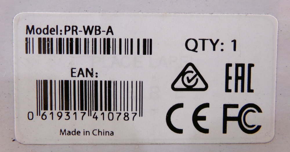 Provision ISR Wall Mount for Security Camera, PR-WB-A, New S2