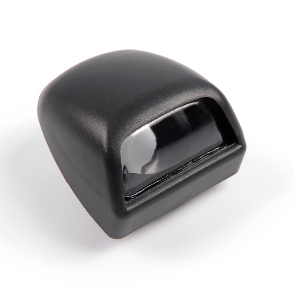 1 Pair of Rear Bumper License Plate Light Lens Fit For Chevy Silverado Black New