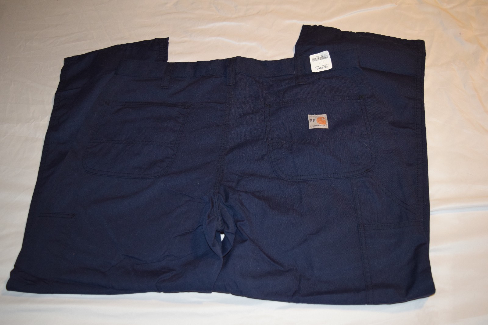CARHARTT FR FLAME RESISTANT CAT 2 NAVY DUNGAREE WORK PANTS 73478-20, 38, 40