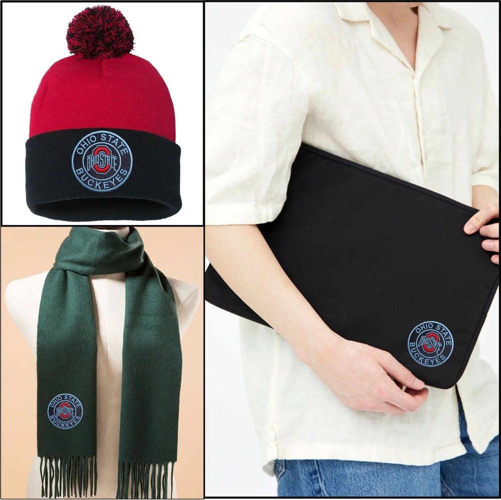 Ohio State Buckeyes Logo Iron On Patch - Sew Patch - Embroidered Patch 3.7"