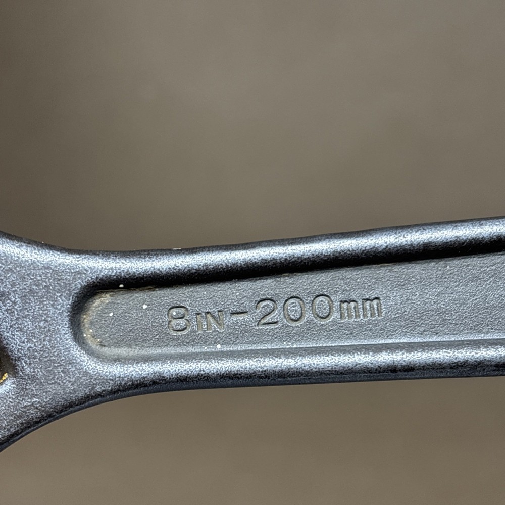 Klein Tools No. 504-8, 8 Inch Adjutable Wrench - Japan