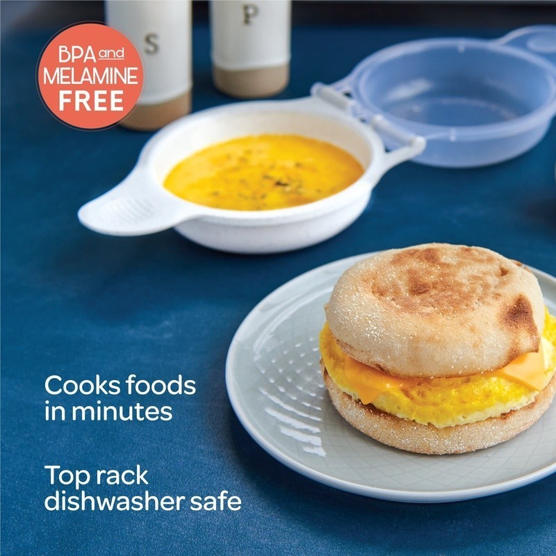 Egg Sandwich Maker Microwave Non-Stick Egg Cooker Scrambled Egg Breakfast Tool