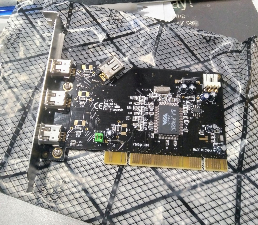 Firewire IEEE 1394A Card