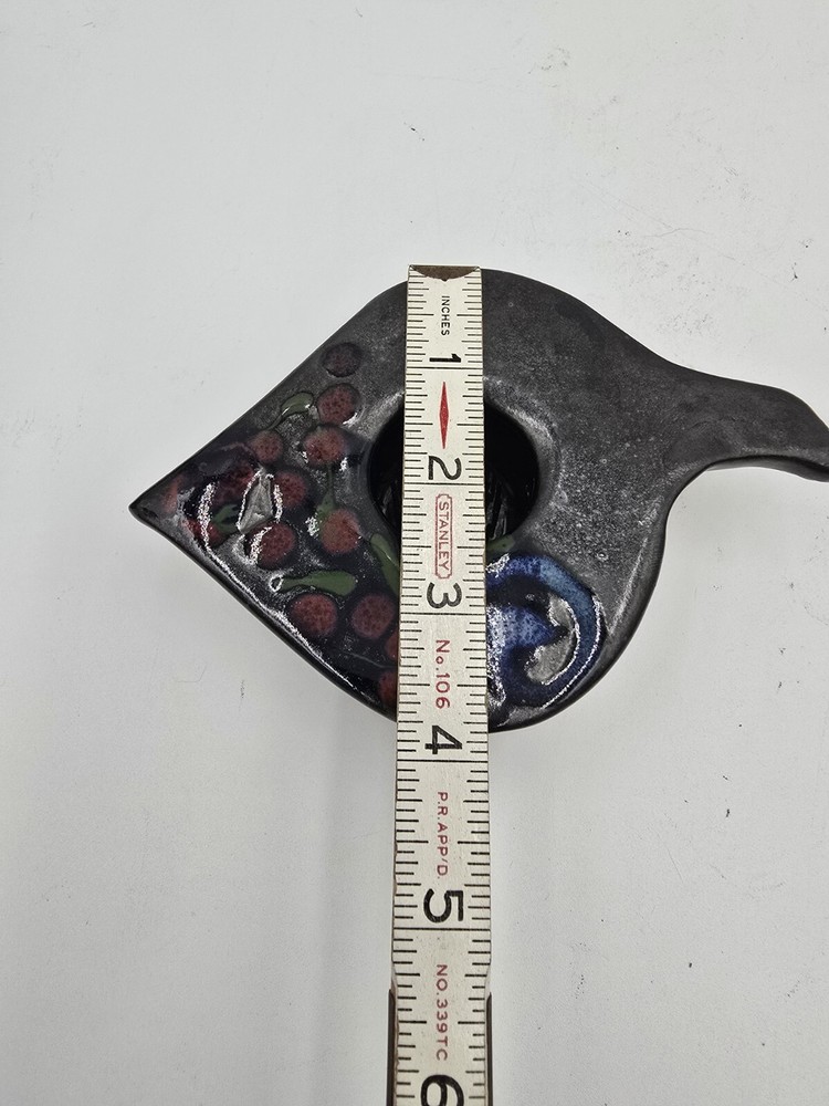 Studio Pottery Flower Frog Vase