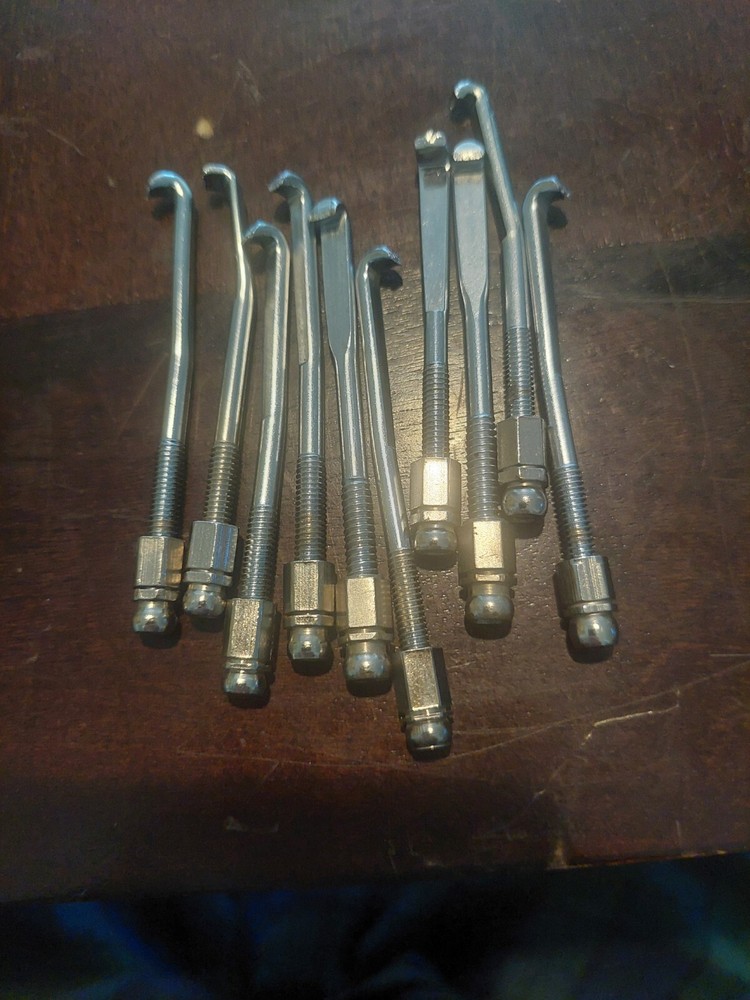 Unbranded Chrome  Brackets  10 pcs with nuts