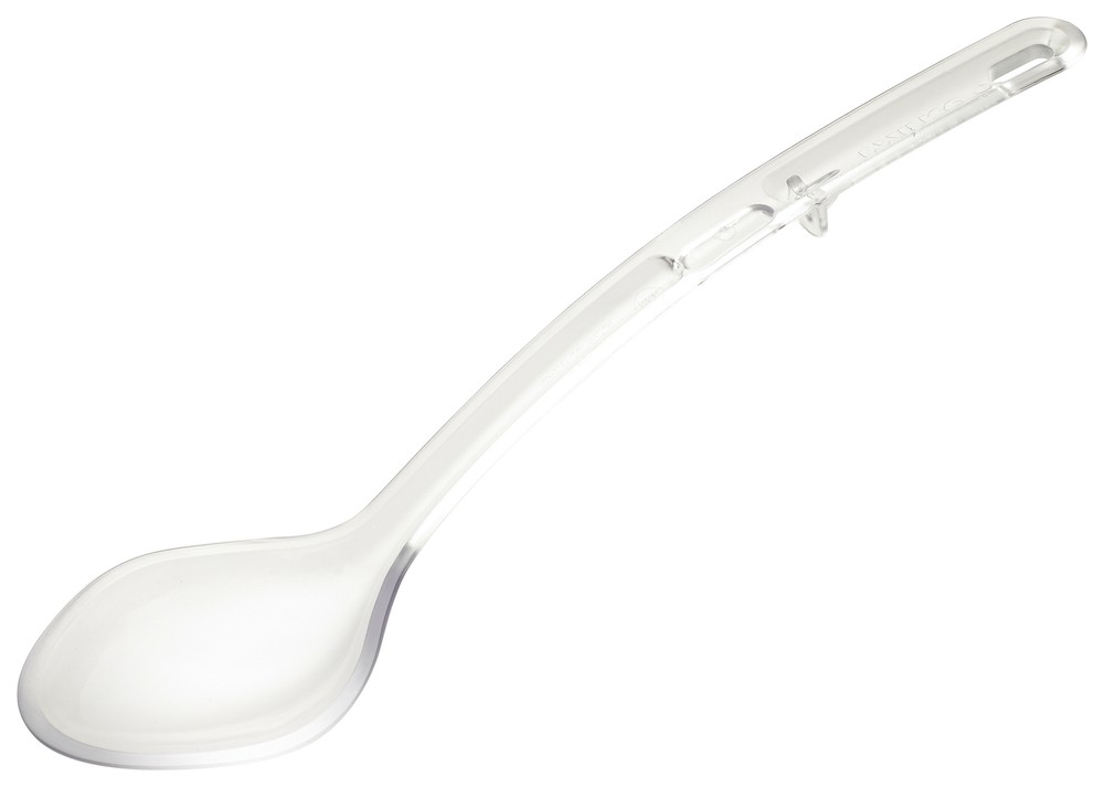 13" Serving Spoon, Clear, PC, Curve (12 Each)
