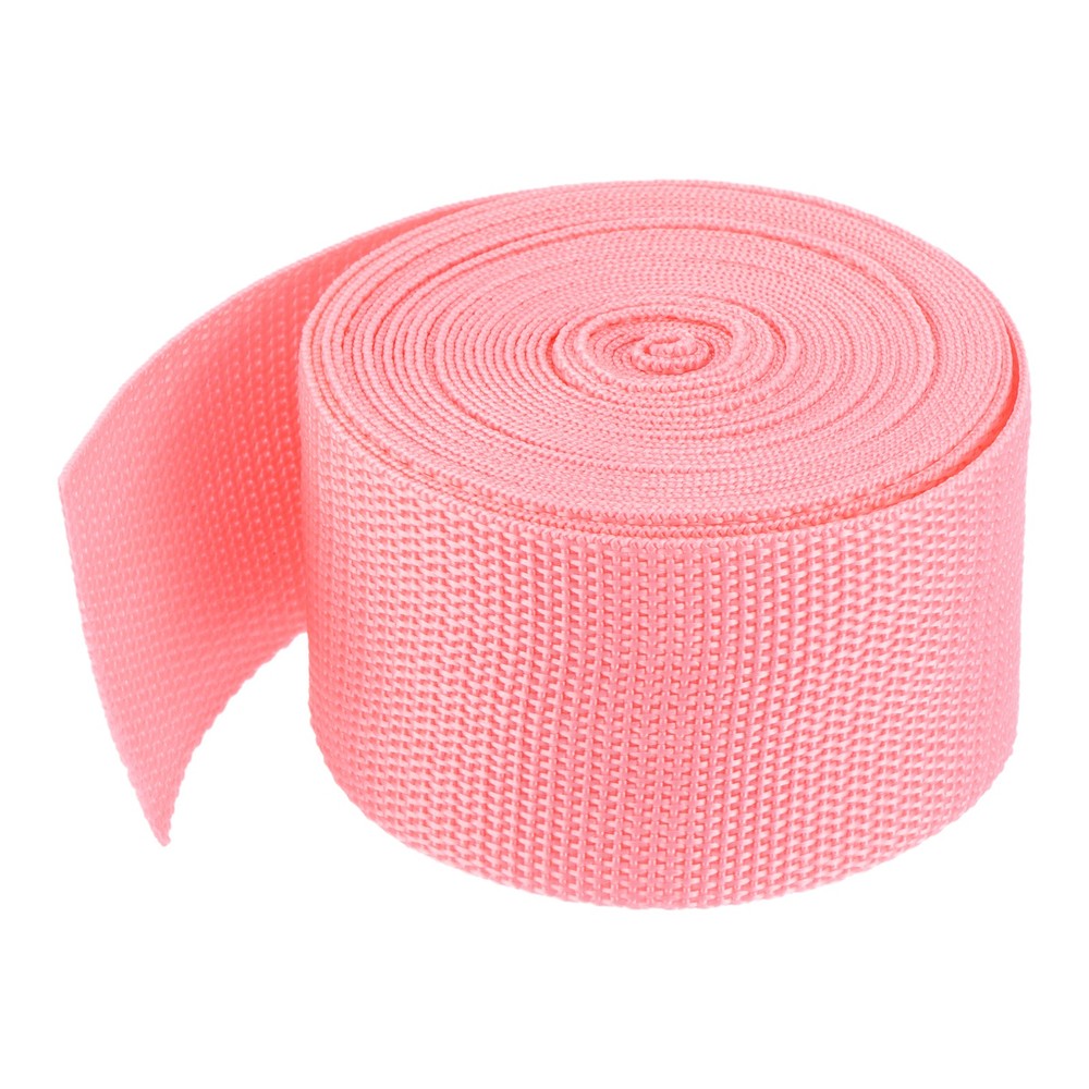 Lightweight Polypropylene Webbing Strap 5cm 5 Yard Pink
