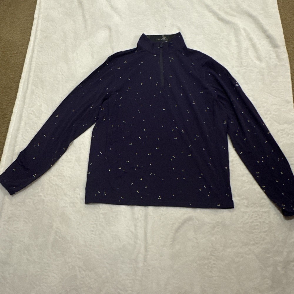 Greyson Tate 1/4 Zip Pullover Purple Raven Medium Men's