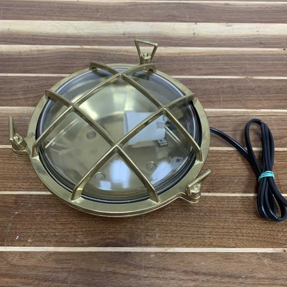 Brass Four Bar Ceiling Light