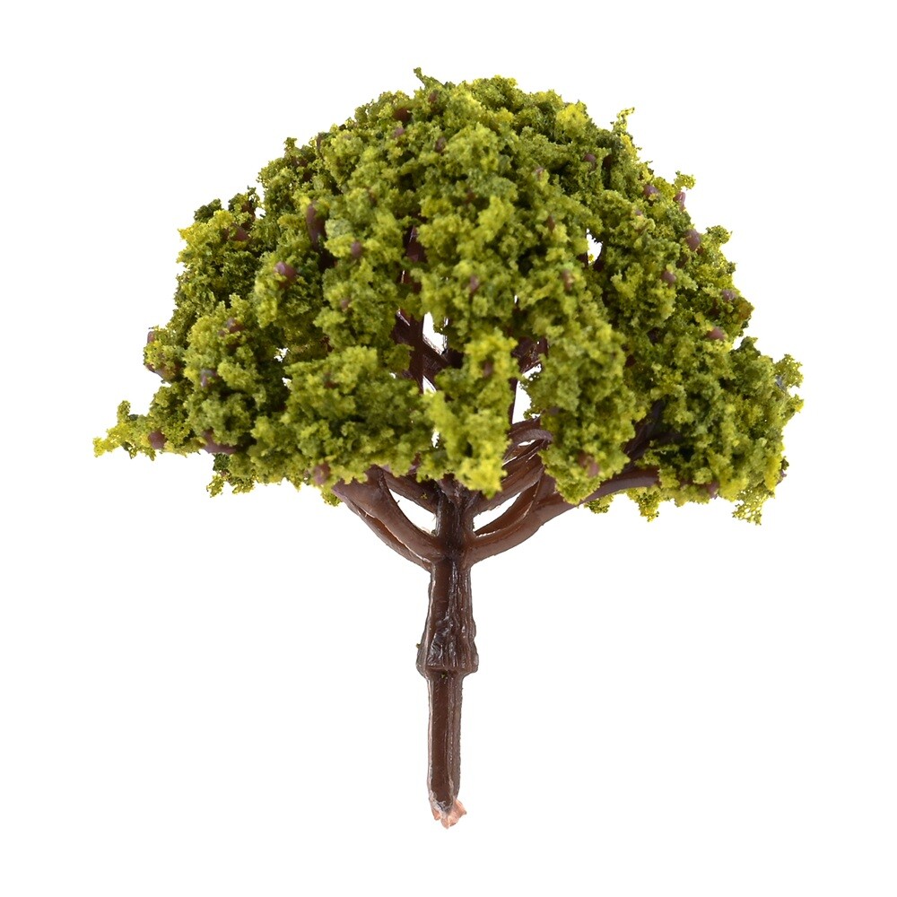 20pcs Model Trees Plastic Micro Landscape Miniature Garden Decor Layout Diorama
