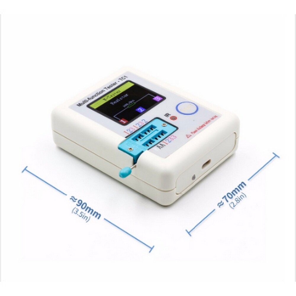 Multi-Function Transistor Tester Lcr-Tc1 Full Color Screen Graphic Display ABS