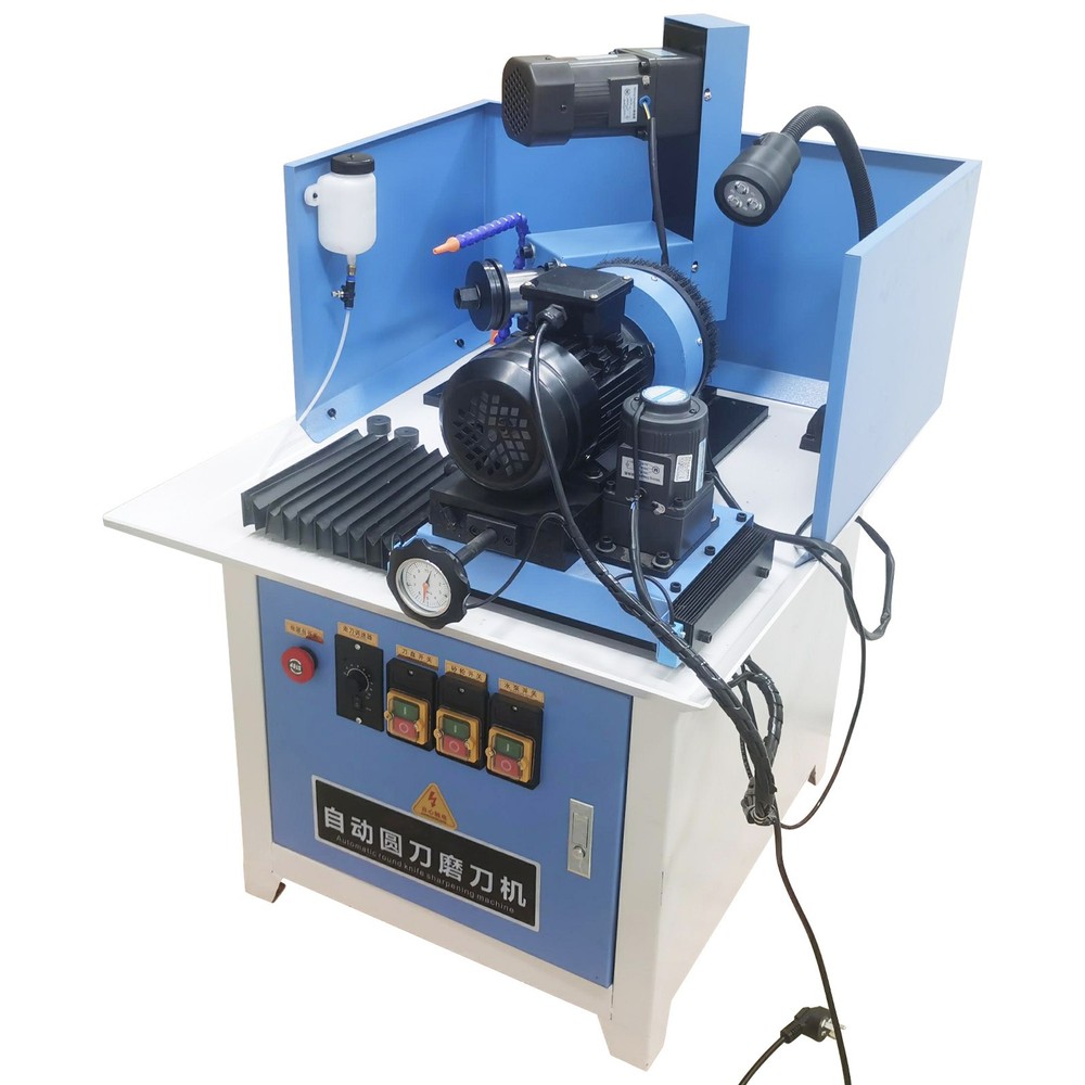 Automatic Round Blade Precision Sharpening Machine w Lamp and Emergency Switch