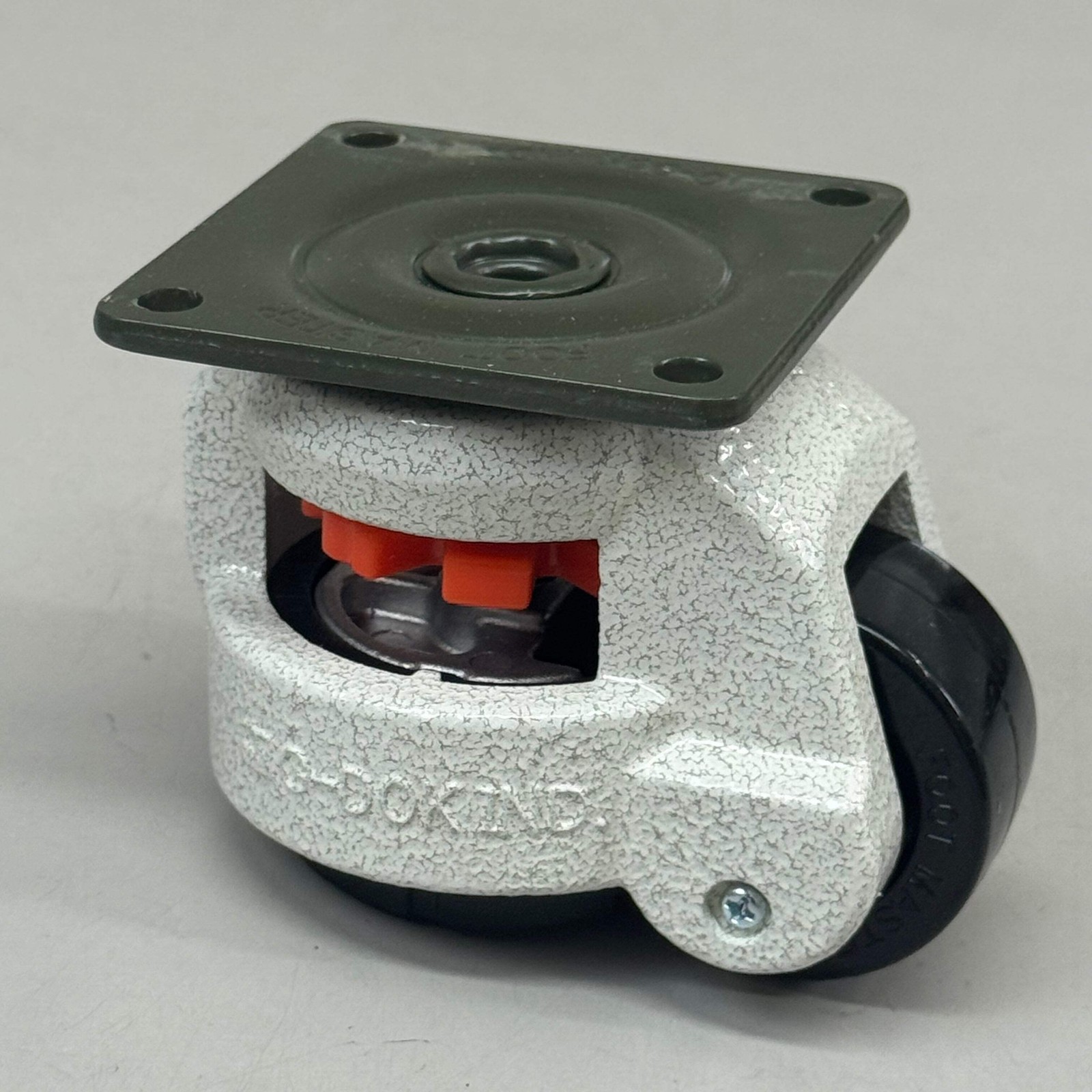 FOOT MASTER (4 Wheels) Plate Caster Mounting Swivel Wheel Set 3 1/4" Mounting HT