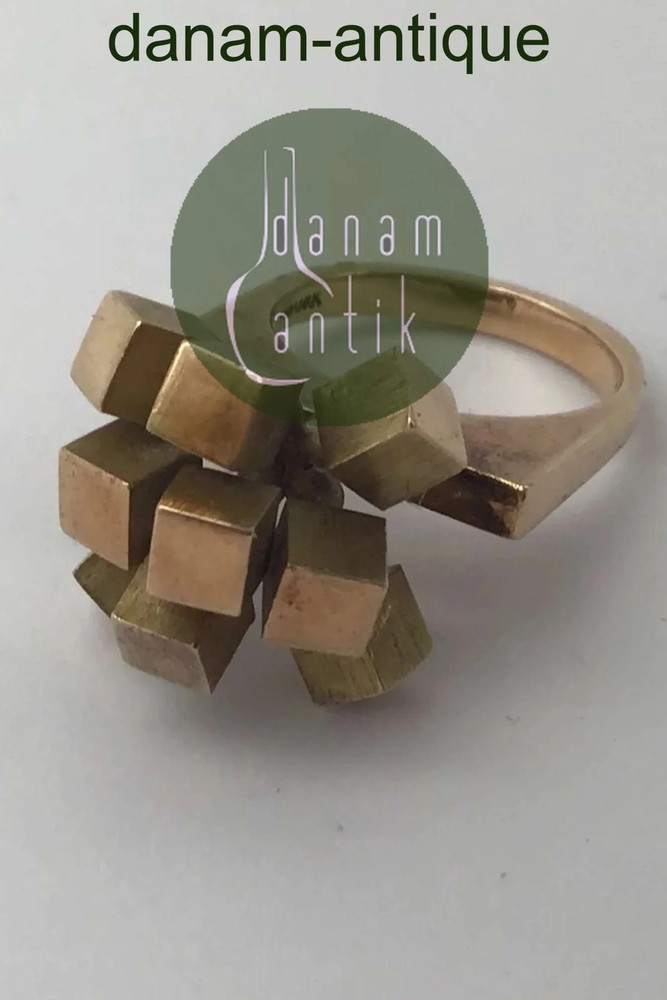 Hans Hansen 14 Kt Gold Ring Modern