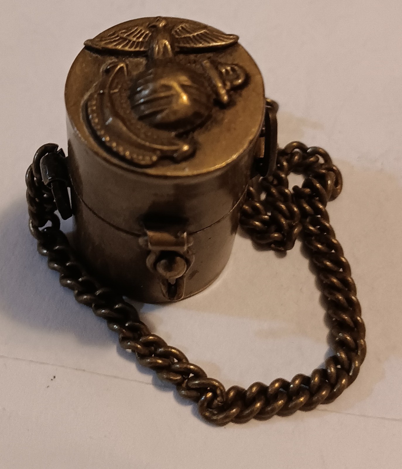 1925 US MARINE CORPS LIGHTER PIN INSIGNIA MEDAL EGA STERLING SILVER