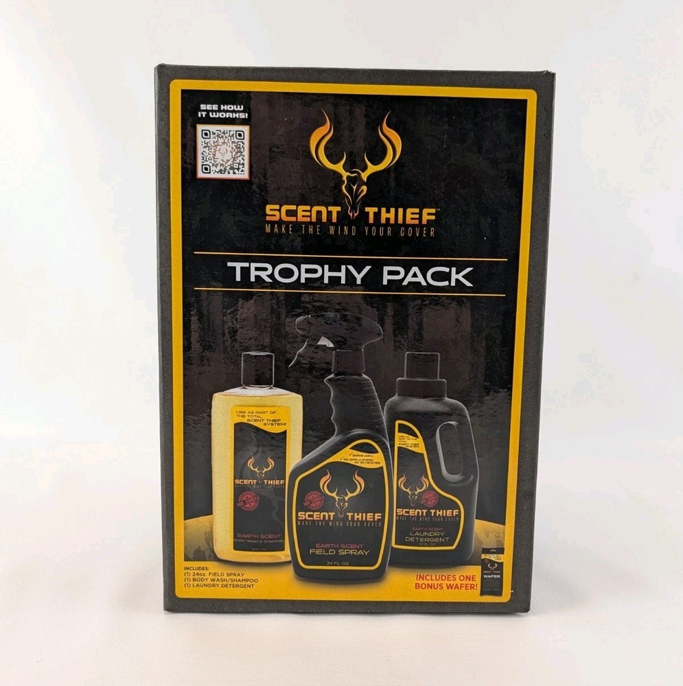 Scent Thief The Trophy Pack Bundle Hunting Scent Blocker Kit New