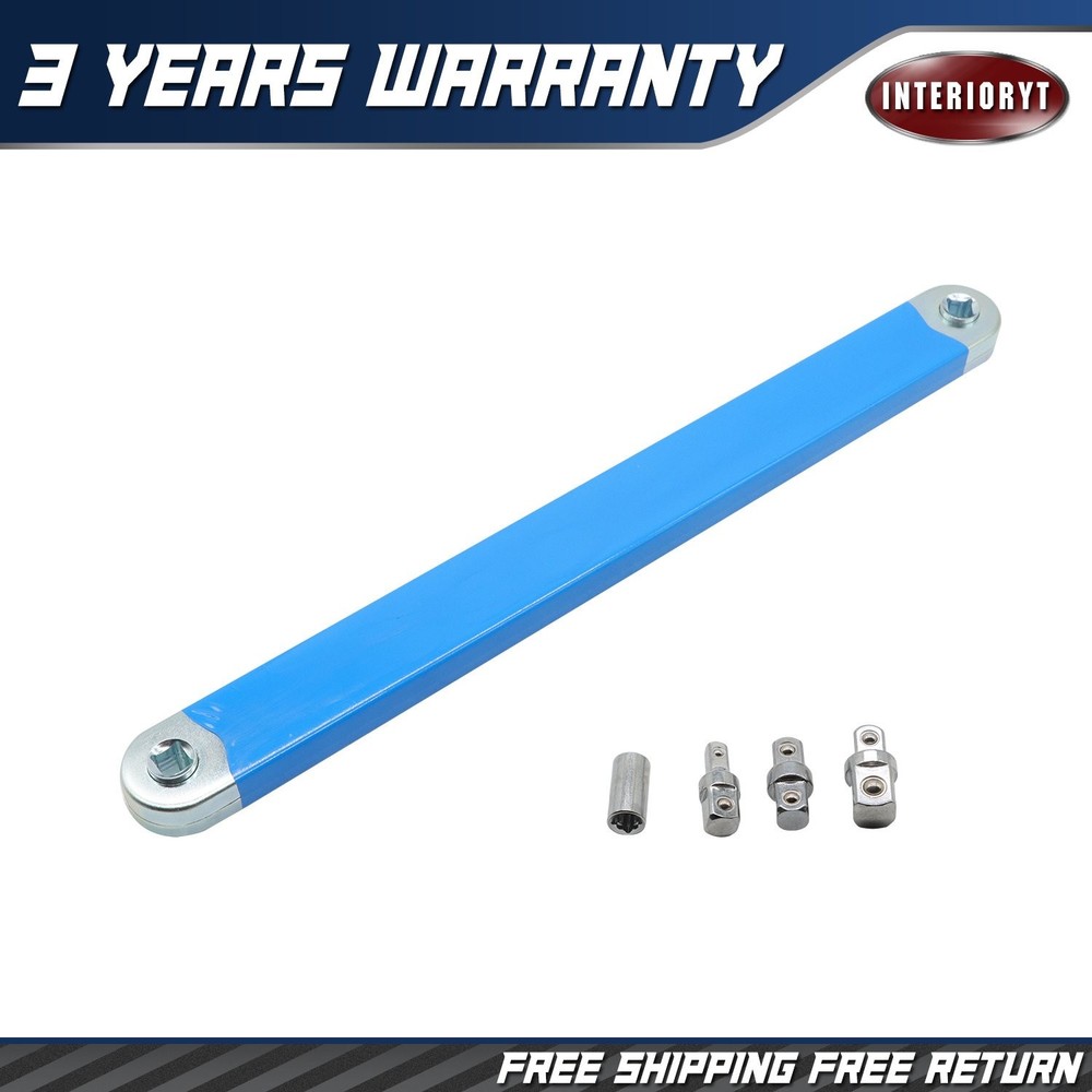 Socket Ratchet Spanner Extender with Adapters Offset Extension Wrench Set  3/8"