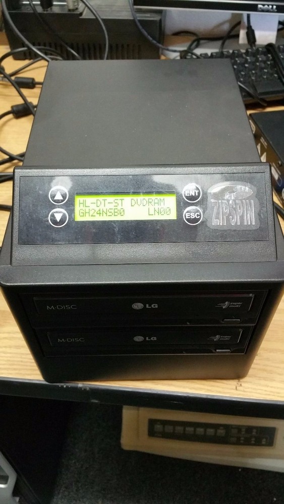 ZIPSPIN CD121-LGMF DVD/CD Duplicator