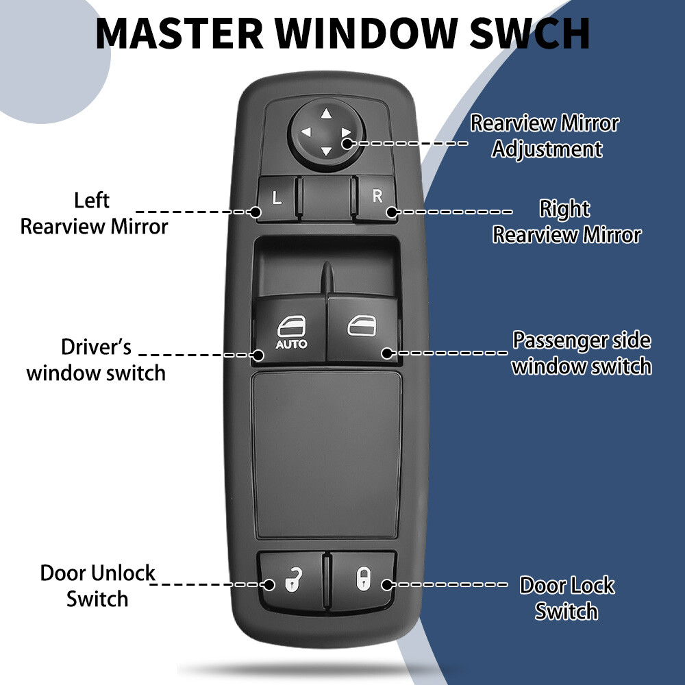 Driver Left Master Power Window Control Switch For 2012-2015 Dodge Grand Caravan