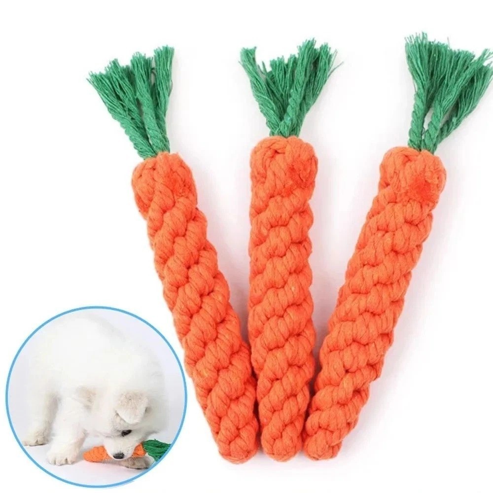 Pet Dog Chew Toys Braided Rope Indestructible Dog Teeth Dental Cleaner Gift