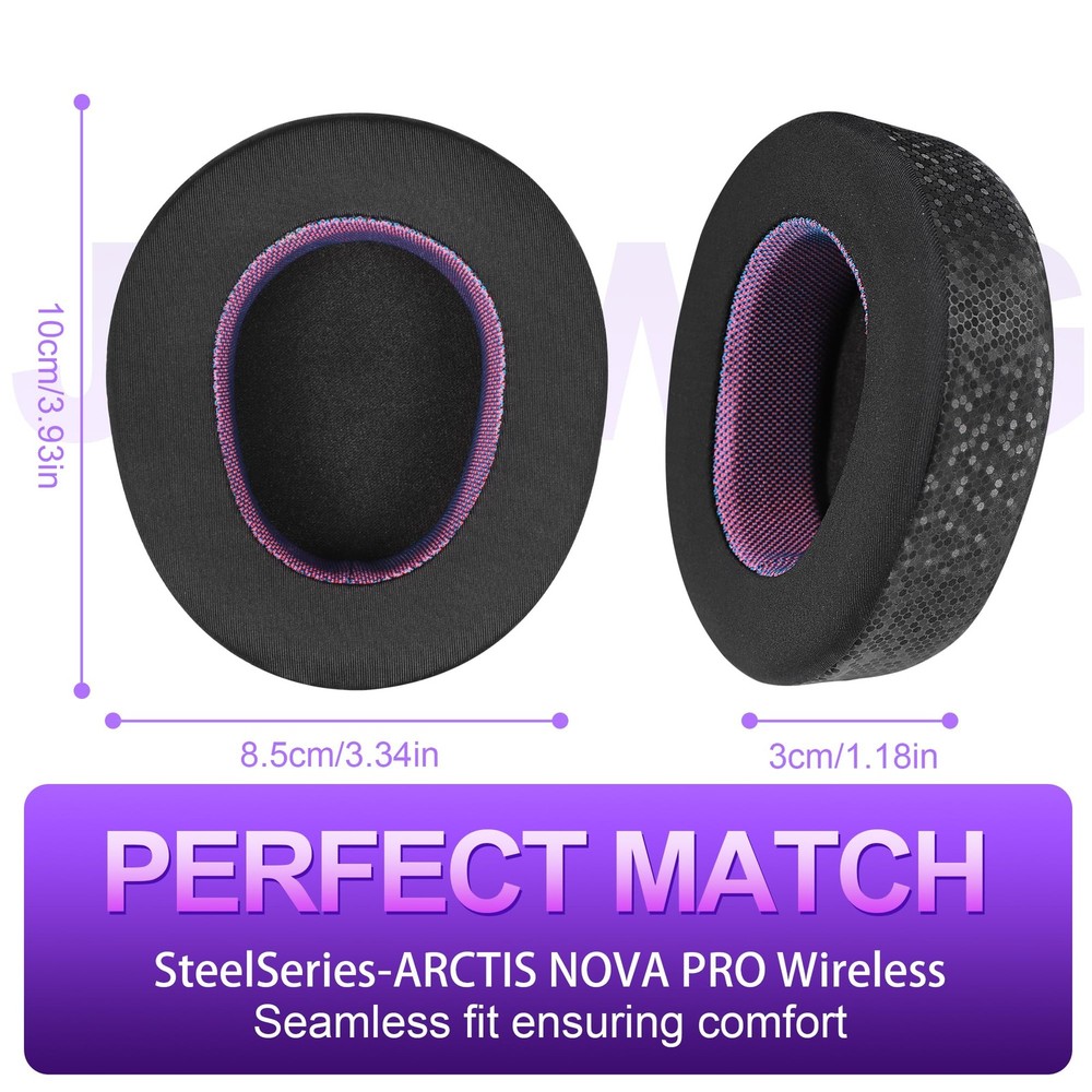 Magic Ice Gel Replacement Earpads for SteelSeries ARCTIS NOVA PRO (Wireless) ...
